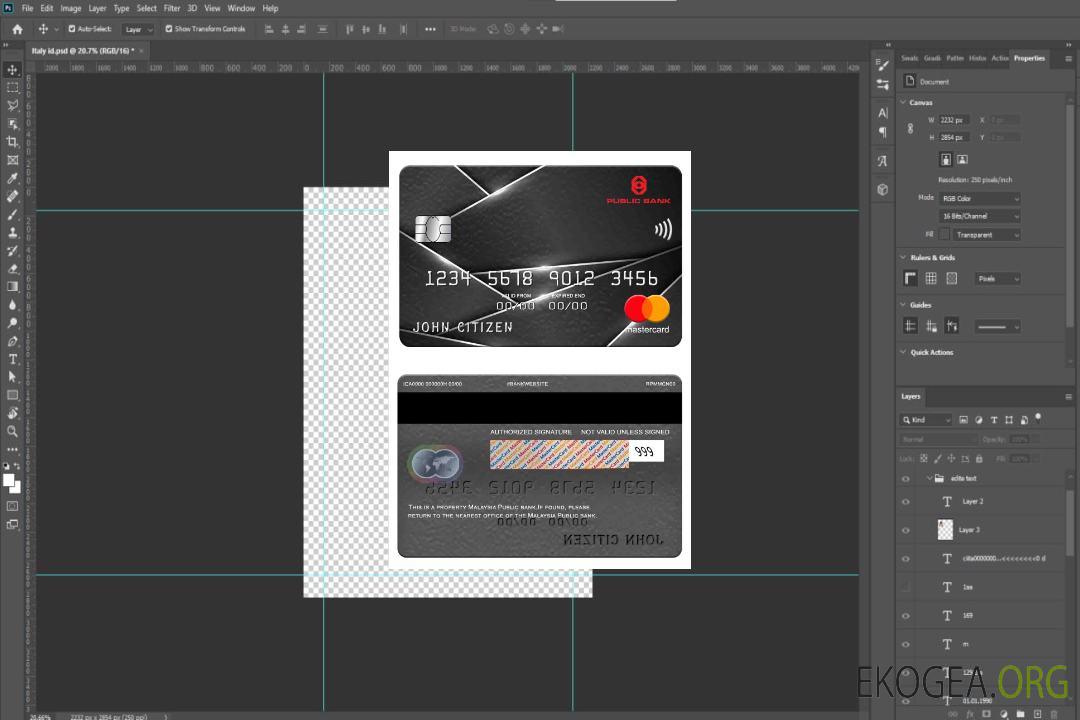 Carte Mastercard d'une banque publique de Malaisie template Carte Mastercard d'une banque publique de Malaisie template